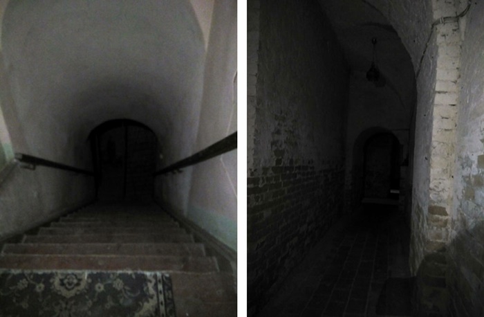 Вхід у підвал, у якому бачили кота, що наче розчинився в повітрі… А в самому підвалі також часом чути якісь незрозумілі шорохи, наче хтось ходить…