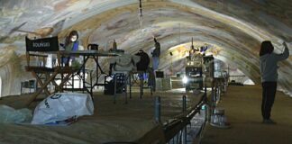 Реставраційні роботи у Гарнізонному храмі. Світлина Суспільне Львів