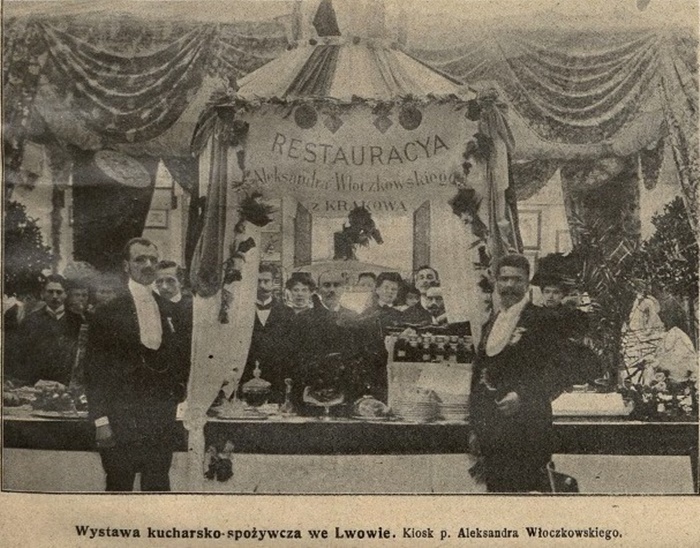 Павільйон ресторатора Олександра Влочковського. Nowości Illustrowane, 1908 рік