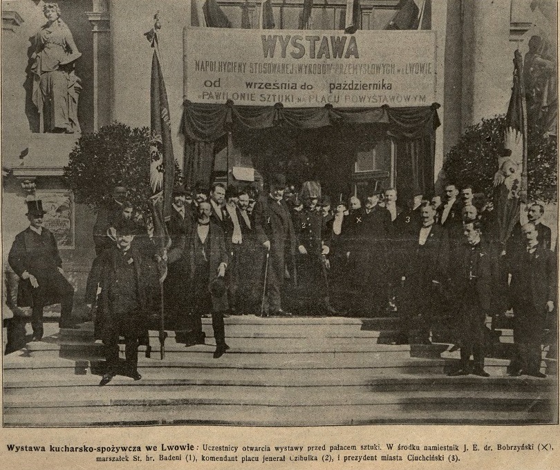 Відкриття «ювілейної» виставки у Палаці мистецтв. Nowości Illustrowane, 1908 рік