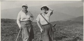 Туристки у Бескидах, 1934 рік Фото: Polona