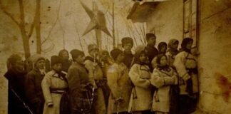 Місто Березне, 1918 р. Вертеп храму Різдва Пресвятої Богородиці. Джерело: Березнівський краєзнавчий музей.