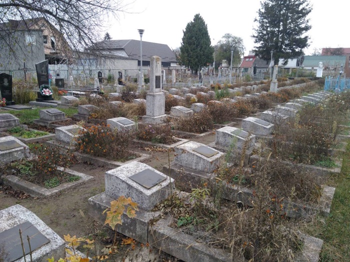 Поховання бійців, померлих від ран у 1940-і. Сучасний вигляд