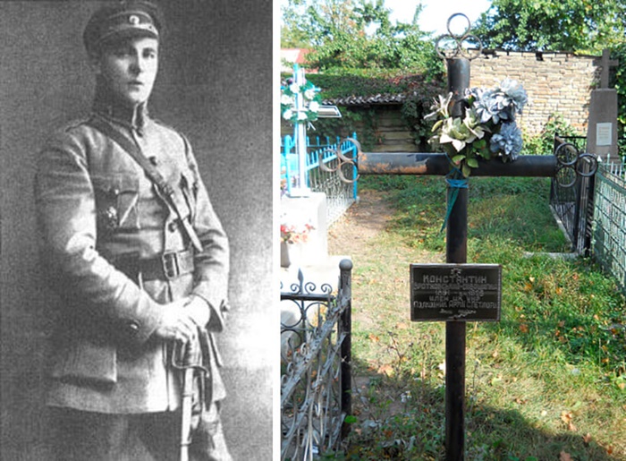 Костянтин Вротновський-Сивошапка. А так виглядала його могила до 2012 року