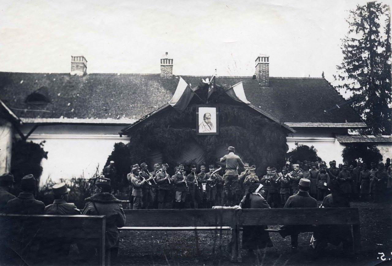 Вшанування ювілею Тараса Шевченка січовими стрільцями. Фондова колекція ЛІМ