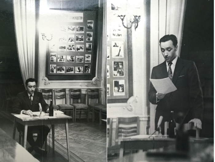 Ярослав Добош зачитує загтовану промову