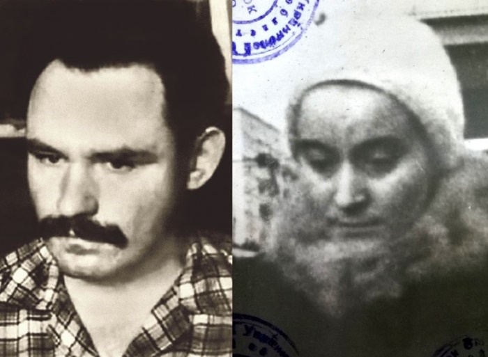 Іван Світличний (ліворуч), Зиновія Франко (праворуч)