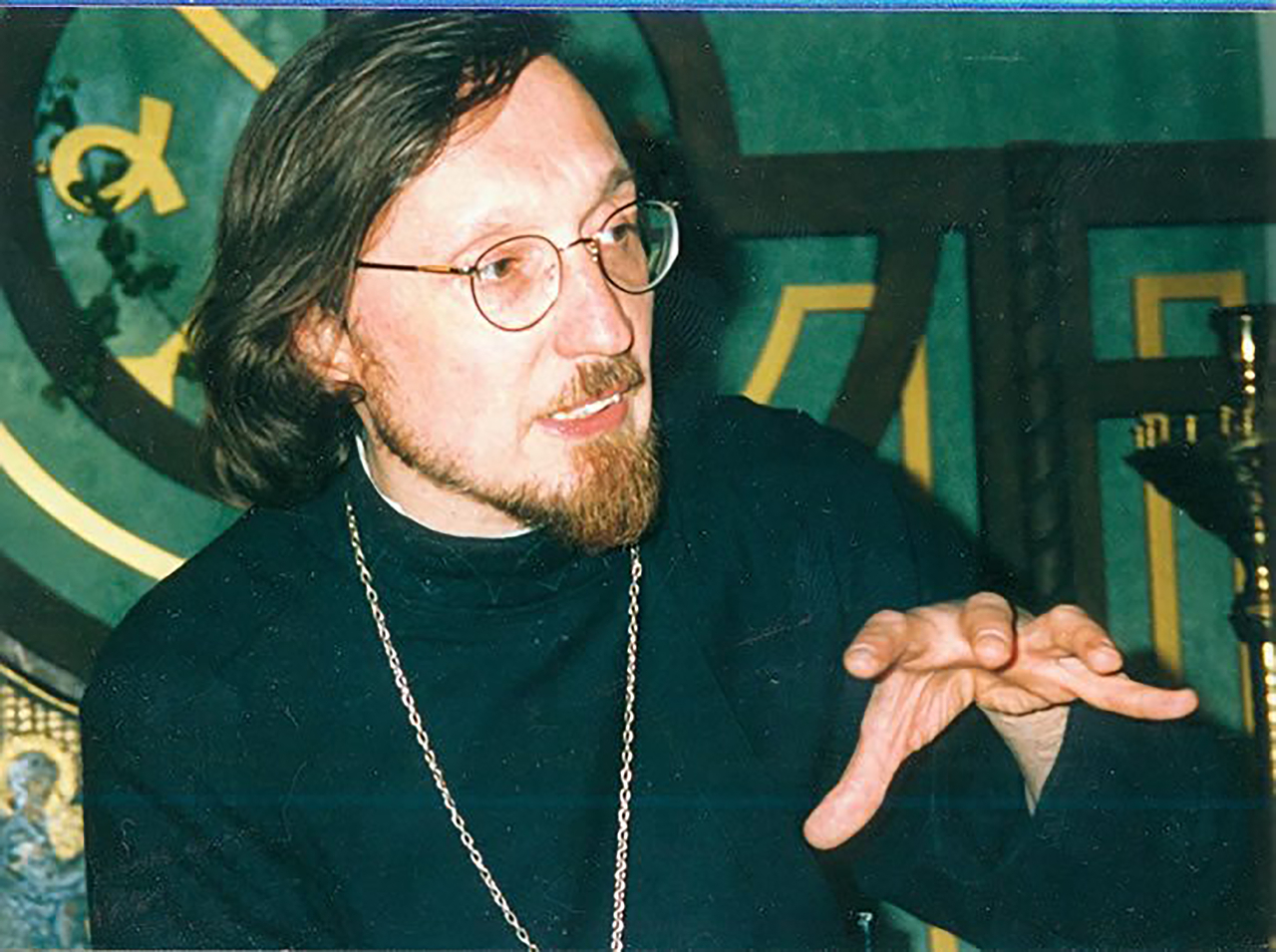 о. Георгій Чистяков. Фото з фейсбук-сторінки книгарні «Никеа»