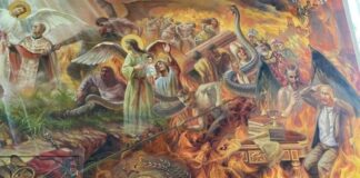 Фреска «Страшний суд» у храмі святого Йосафата в Червонограді