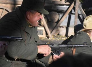 Реконструкція бою УПА з військами НКВД