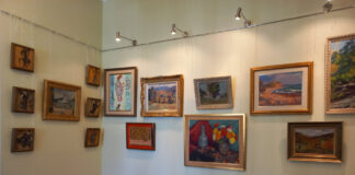 Експозиція виставки "Мар’ян Коць (1922-2011) Українець, меценат, видавець"