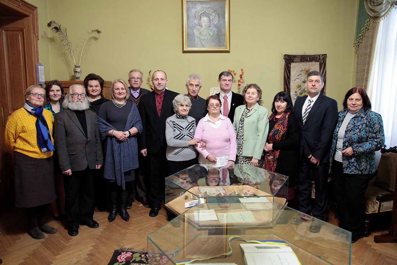 Учасники наукової конференції «Українська тіловиховна і спортова традиція» у Державному меморіальному музеї Михайла Грушевського у Львові. 27 лютого 2019 р.