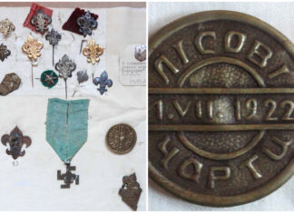 Відзнака пластового куреня «Лісові Чорти» у Львові