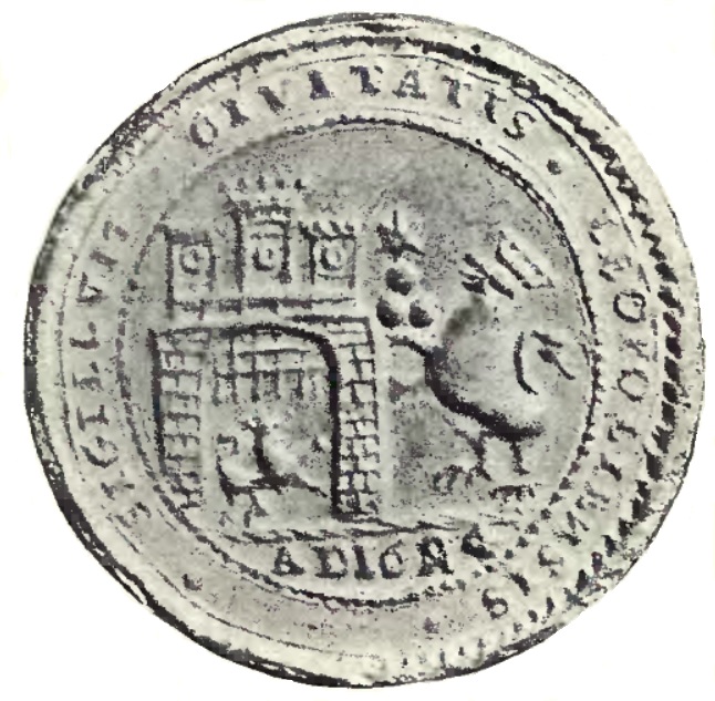 Печатка львівських райців. Фото з https://uk.wikipedia.org/