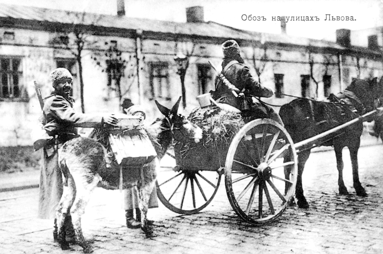 Російські військові у Львові (1915 р.)