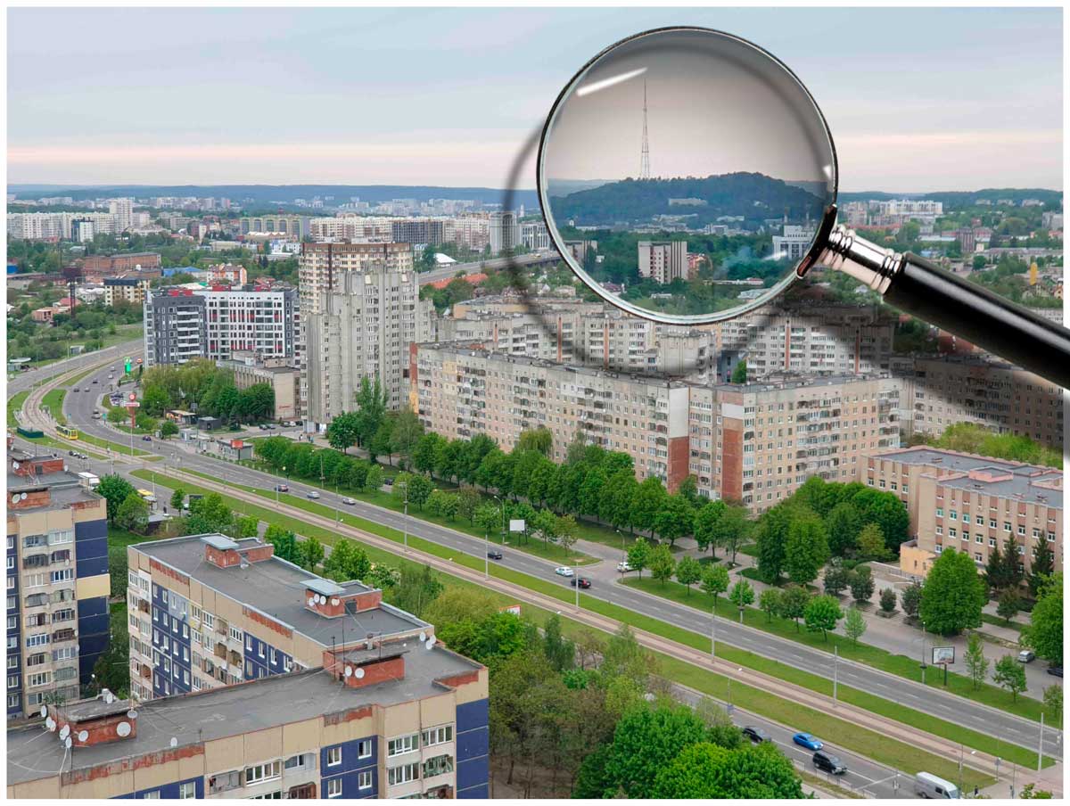 Вид в сторону Високого Замку. Автор Андрій Риштун