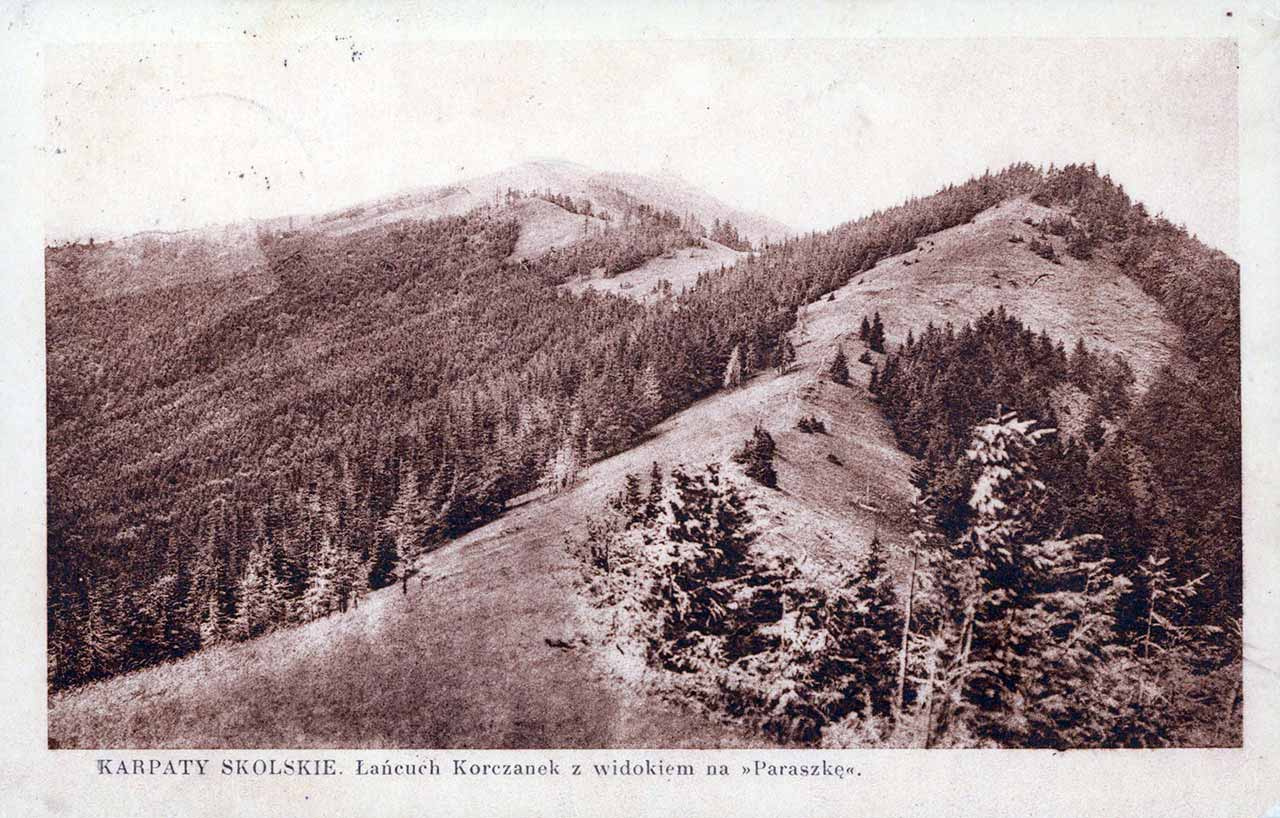 Вид на Парашку. Поштівка 1930-х років