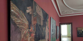 Експозиція виставки малярства Віктора Москалюка. Фото Романа Яціва