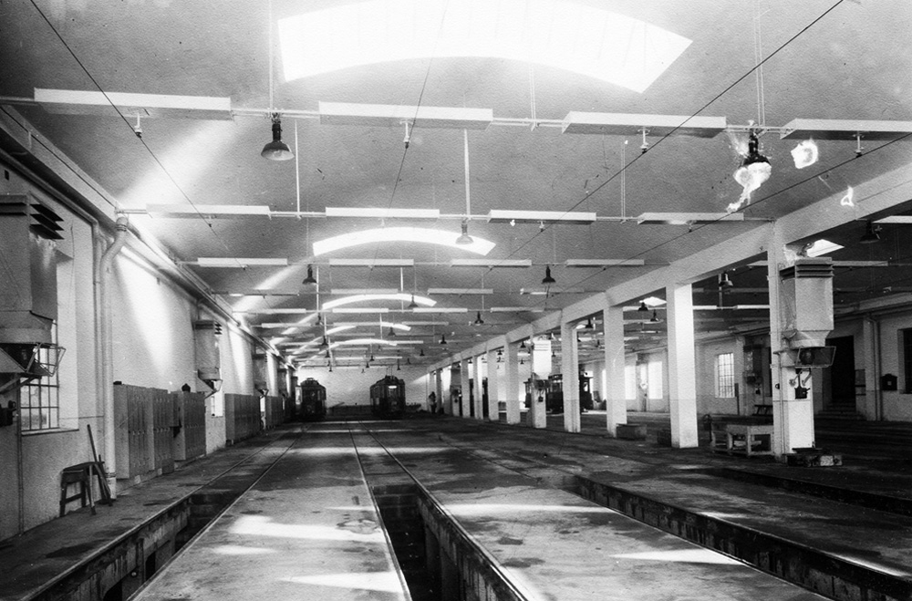 У профілакторію трамвайного депо обіч вулиці Городоцької. 1930 р. Світлина із колекції Олександра Сандлера