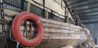 Вітрильна яхта "Шквал" часів Другої світової війни