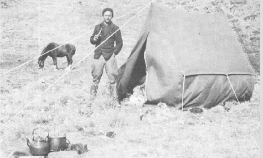 Віктор Цимбал під час подорожі до Патагонії. Фото з https://umoloda.kyiv.ua/