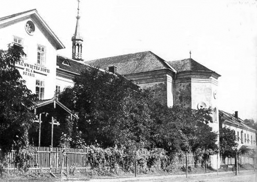 Заклад Св. Терези при вул. Новий Світ у Львові. Тут до 1880-х рр. працював дитячий шпиталь Св. Софії. Світлина Ю. Едера