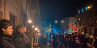 Вшанування пам’яті членів ОУН Василя Біласа та Дмитра Данилишина