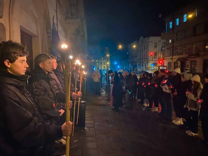 Вшанування пам’яті членів ОУН Василя Біласа та Дмитра Данилишина
