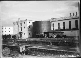 Ходорівська цукроварня, 1930 рік. Джерело фото: MUZEUM HISTORII FOTOGRAFII