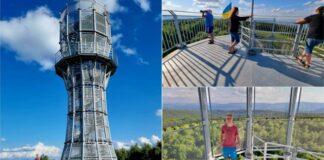 Карпатський маяк, або оглядова вежа на горі Цюхів