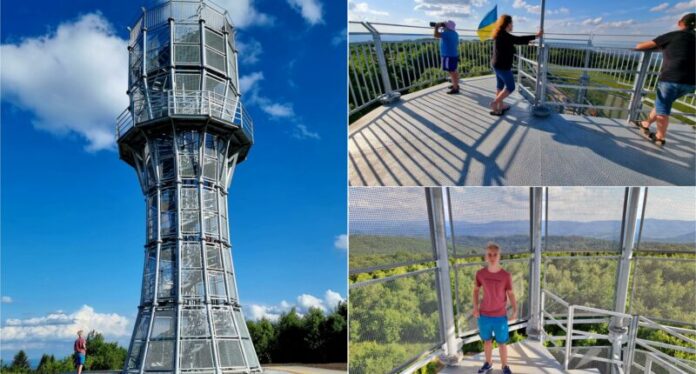 Карпатський маяк, або оглядова вежа на горі Цюхів