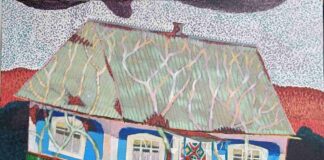 Робота Анатолія Фурлета з виставки "День, що пролітає над нами".