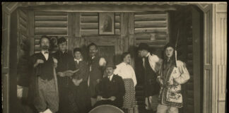 На сцені аматорського театру, Львів, 1937 р.