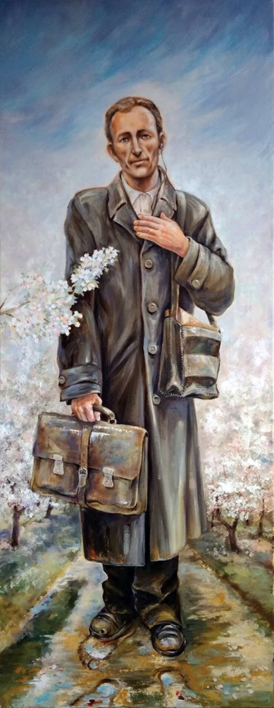 Портрет отця Серафима Кашуби художниці Євгенії Петренко, Старокостянтинів