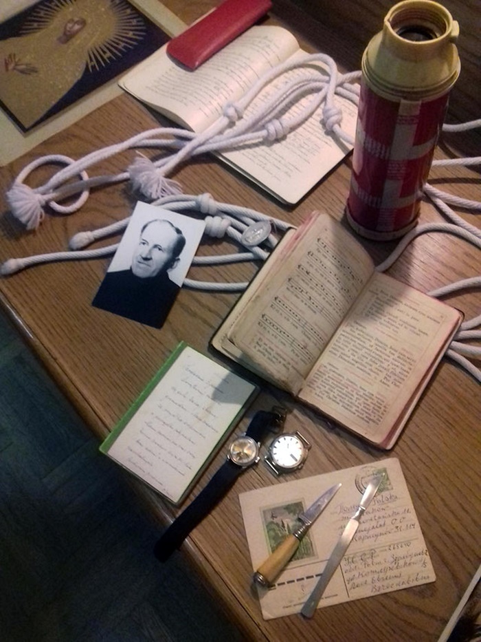 Особисті речі Серафима Кашуби. Фото з сайту Кустодії Ордену Братів Менших Капуцинів