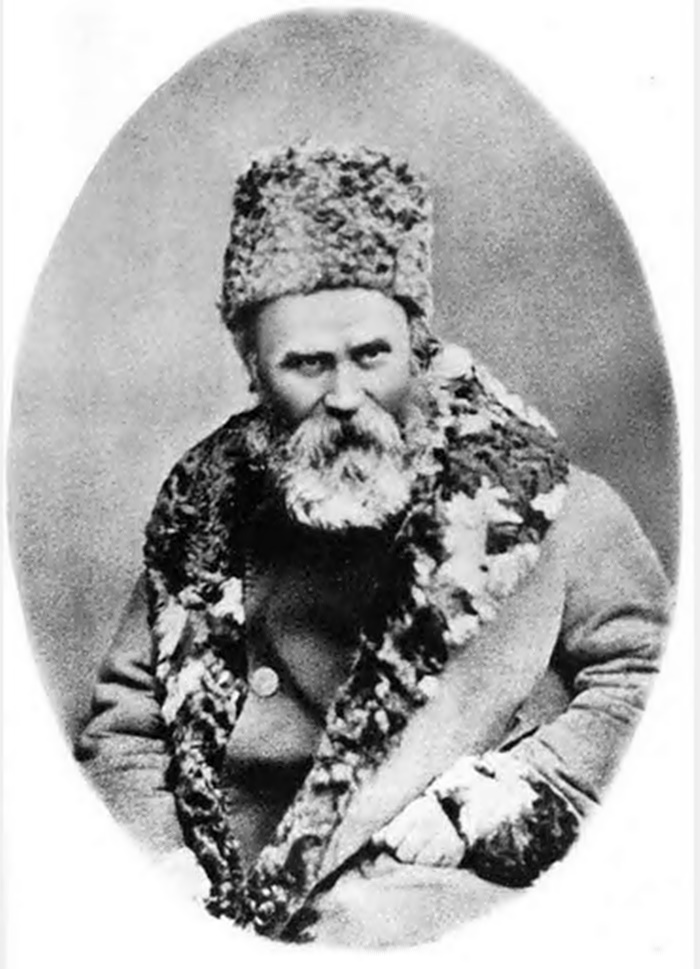 Тарас Шевченко. Фото А. Деньєр. 1858 р.