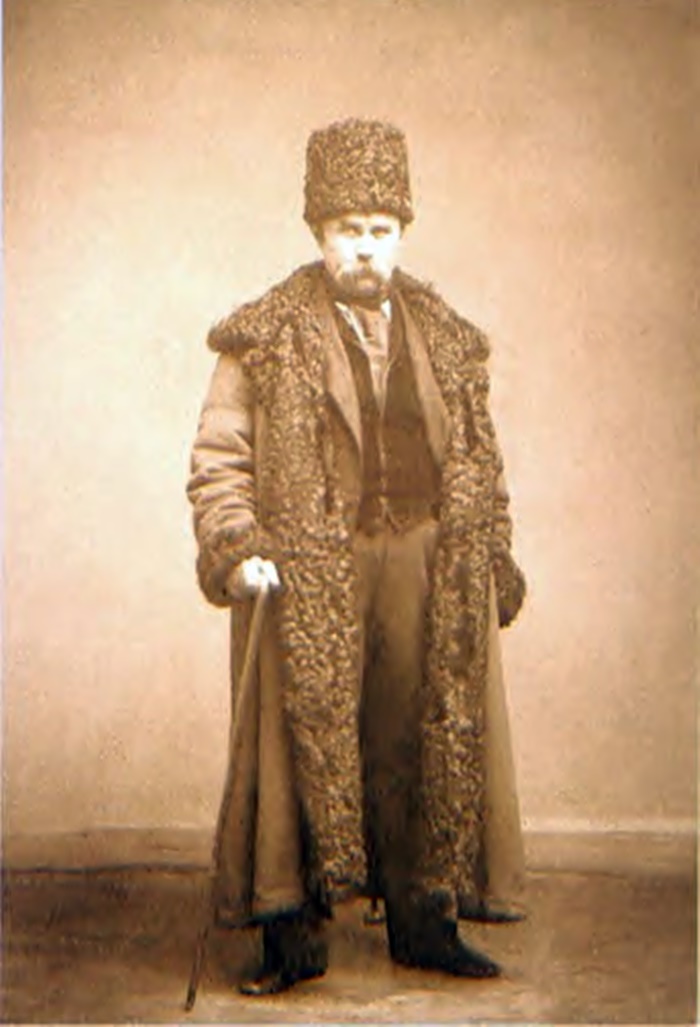 Тарас Шевченко. Фото ймовірно А. Деньєр. 1859 р.