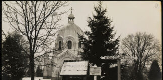 Храм Успіння Пресвятої Богородиці. Славське, 1936 р. Фотограф Генрик Поддембський