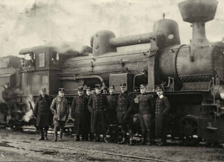 Залізничники в Стрию під час війни