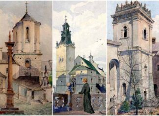 Львів на розкішних акварелях Альфреда Каменобродського