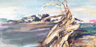 Робота з експозиції виставки Володимира Стасенка «Береги. Посткласичні метаморфози»