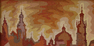 Робота з експозиції виставки Ігоря Теплого "Тепла осінь міста"