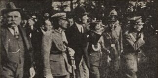 Пілсудський на відкритті “Східних Торгів”, Nowości Illustrowane, 1921 рік