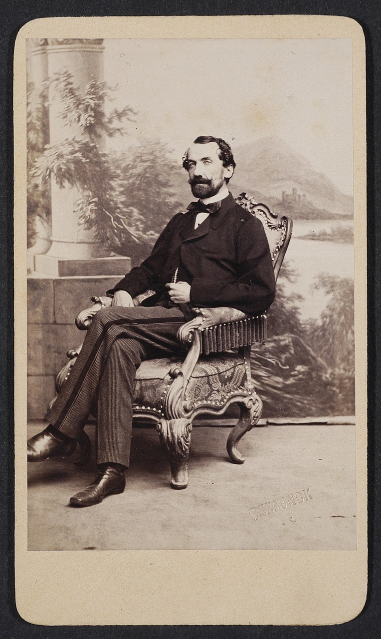 Портрет чоловіка, Львів, 1860-ті роки. Фото Теодора Шайнока