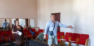 Репетиція вистави "Літаючі жінки"