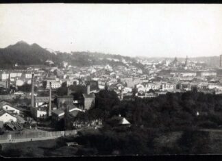 Вид на Львів із Цитаделі, 1890 р. Світлина Едварда Тшемеського