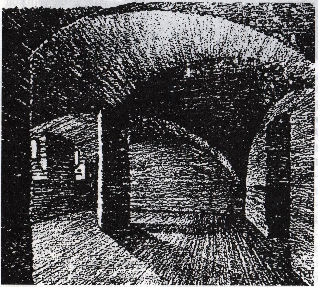 Снопків. Підвали будинку. Рис. Ф. Марковського