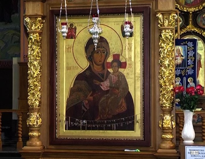 Список Пресвятої Богородиці Одигітрії Дорогобузької. Фото Суспільне Рівне, 2015 рік