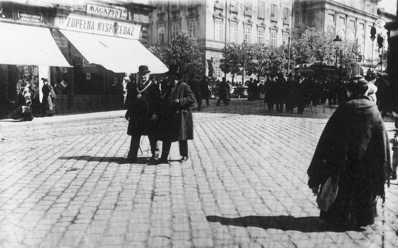 Президент Львова прогулюється вулицями міста, 1880-1930-ті роки