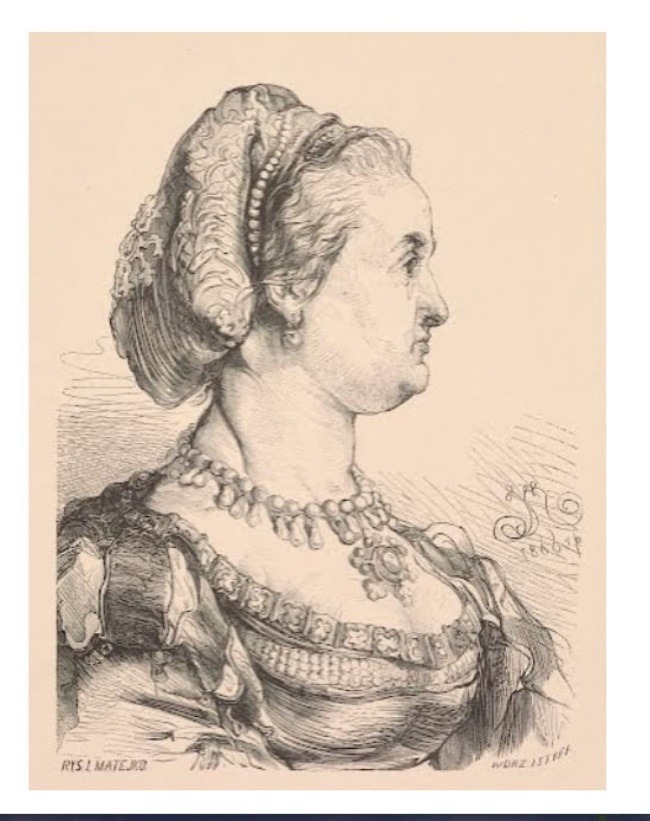 Королева Бона Сфорца. Робота Яна Матейка